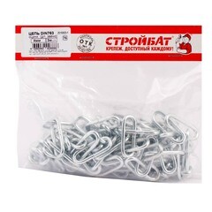 Цепь длиннозвенная DIN 763 4 мм 3 м (261630)