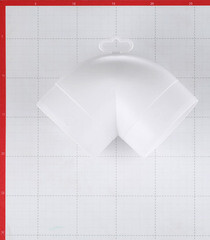 Колено для круглых воздуховодов ERA пластиковое d100 мм 90° - фото 2