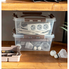 Контейнер для хранения Econova Grand Box (433224314) 390х290х124 мм 10 л с замком и органайзером - фото 3