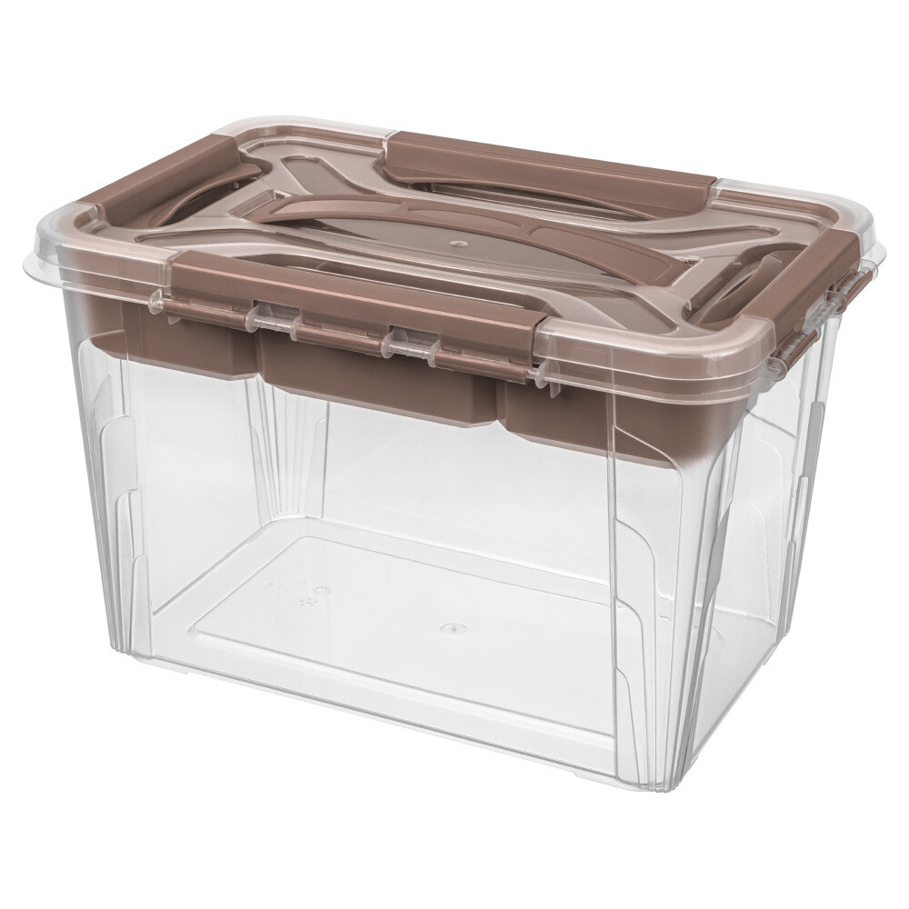 Изображение товара Контейнер для хранения Econova Grand Box (433224214) 290х190х180 мм 6,65 л с замком и органайзером