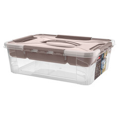 Контейнер для хранения Econova Grand Box (433224314) 390х290х124 мм 10 л с замком и органайзером - фото 7