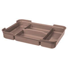 Контейнер для хранения Econova Grand Box (433224314) 390х290х124 мм 10 л с замком и органайзером - фото 5