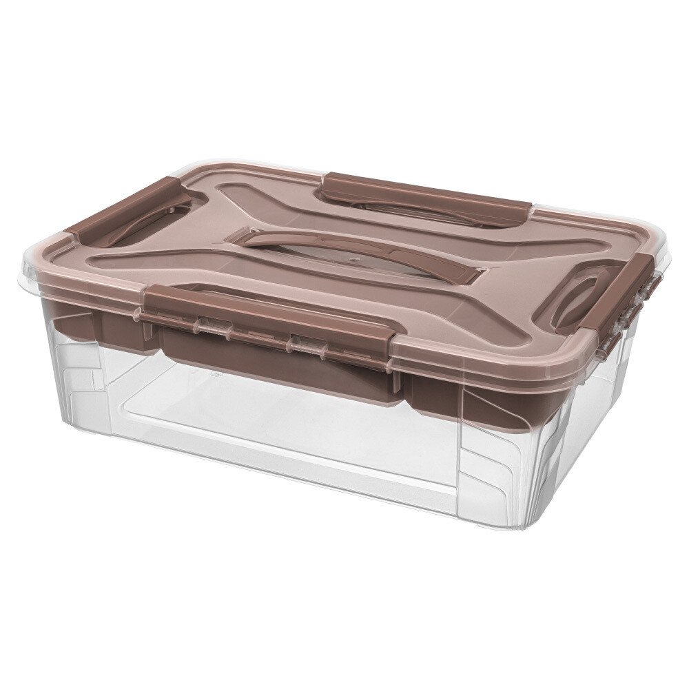 Изображение товара Контейнер для хранения Econova Grand Box 10 л с замком и органайзером