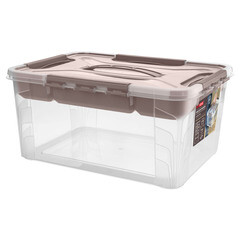 Контейнер для хранения Econova Grand Box (433224414) 390х290х180 мм 15,3 л с замком и органайзером - фото 1