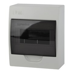 Бокс пластиковый навесной ЭРА SIMPLE ЩРН-П-8 модулей IP41 Б0041523
