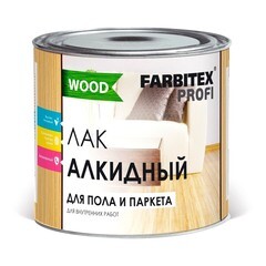 Лак паркетный алкидный Farbitex Profi Wood 1,9 л