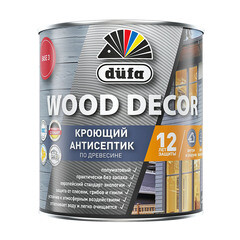 Антисептик Dufa Wood Decor кроющий биозащитный для дерева база 3 бесцветный 0,81 л - фото 2