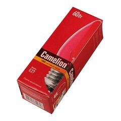 Лампа накаливания Camelion MIC 60 Вт E27 прозрачная