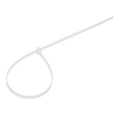 Стяжка кабельная Европартнер 370х4,8 мм нейлонoвая белая (100 шт.) - фото 3