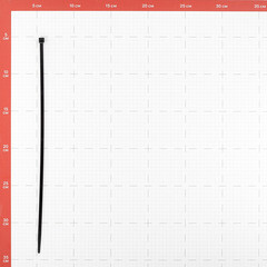 Стяжка кабельная Европартнер 290х4,8 мм нейлонoвая черная (100 шт.) - фото 2