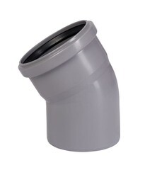 Отвод Ostendorf HTB d110 мм 30° пластиковый для внутренней канализации (115110) - фото 1