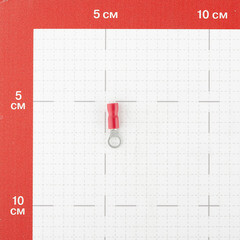 Наконечник кольцевой изолированный КВТ НКИ d4 мм 0,25-1,5 кв. мм (30 шт.) - фото 2