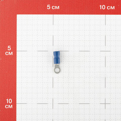 Наконечник кольцевой изолированный КВТ НКИ d4 мм 1-2,5 кв. мм (30 шт.) - фото 2