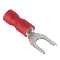 Изображение товара Наконечник вилочный изолированный КВТ НВИ d4 мм 0,25-1,5 кв. мм (30 шт.)