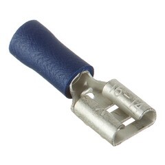 Изображение товара Разъем штекерный штыревой плоский изолированный КВТ РПИМ d6,3 мм 1-2,5 кв. мм (30 шт.)