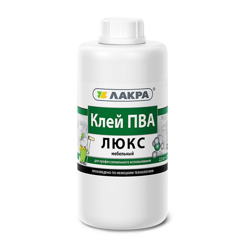 Изображение товара Клей ПВА мебельный Лакра Люкс 2,3 кг Изображение товара Клей ПВА мебельный Лакра Люкс 2,3 кг