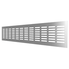 Решетка вентиляционная Эра 480х80 мм 4808DP Al Silver
