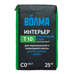 Изображение товара Клей для плитки Волма Интерьер серый класс C0 25 кг