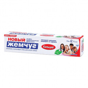 Паста зубная комплексная защита от кариеса Новый Жемчуг Кальций 50 мл ...