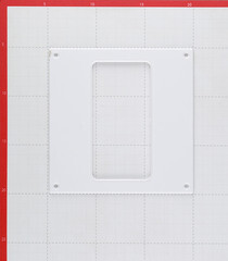 Накладка настенная пластиковая для плоских воздуховодов 60х120 мм - фото 3