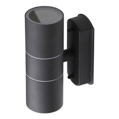 Светильник GU10 35 Вт IP54 160х60х105 мм ЭРА WL28 BK (Б0034634) черный