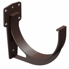 Кронштейн желоба Docke Premium пластиковый d120 мм горький шоколад RAL 8019 - фото 1