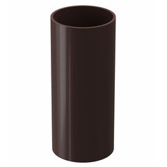 Изображение товара Труба водосточная Docke Premium пластиковая d85 мм 1 м горький шоколад RAL 8019