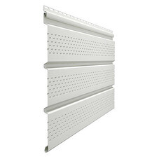 Софит ПВХ перфорированный Docke Standard пломбир 3000х305 мм