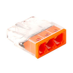 Клемма на 3 провода Electrovolt 2273-203 0,5-2,5 кв.мм самозажимная без пасты (6 шт.) (ЦБ-00015533/605016) - фото 5