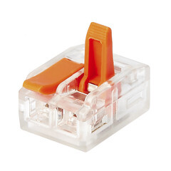 Изображение товара Клемма на 2 провода Electrovolt 221-412 0,2-4 кв.мм с рычажками без пасты (50 шт.) (ЦБ-00015942/605085)