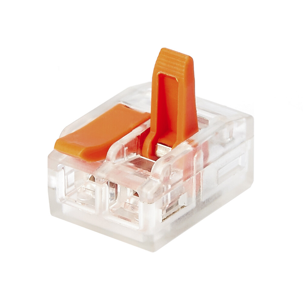 Изображение товара Клемма на 2 провода Electrovolt 221-412 0,2-4 кв.мм с рычажками без пасты (6 шт.) (ЦБ-00015528/605078)