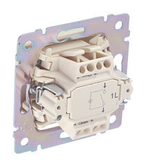 Выключатель Legrand Valena одноклавишный встраиваемый слоновая кость с подсветкой (695601) - фото 7