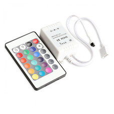 Контроллер для светодиодной ленты RGB Smartbuy (SBL-RGB-28) 72 Вт 12 В 2 А IP20 24 кнопки