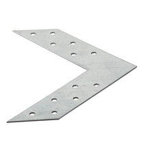 Соединитель угловой оцинкованный 145х145х35х2 мм - фото 2