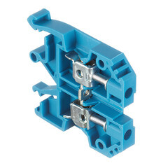 Колодка клеммная винтовая Navigator 4 кв.мм синяя (10 шт.) (612164) - фото 3