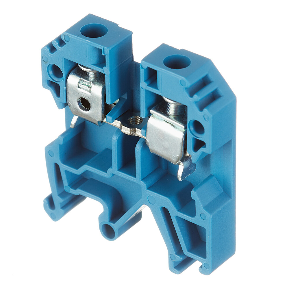 Изображение товара Колодка клеммная винтовая Navigator 6 кв.мм синяя (10 шт.) (612171) Изображение товара Колодка клеммная винтовая Navigator 6 кв.мм синяя (10 шт.) (612171)