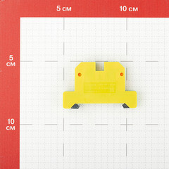 Колодка клеммная винтовая Navigator 2,5 кв.мм желто-зеленая (10 шт.) (612225) - фото 2