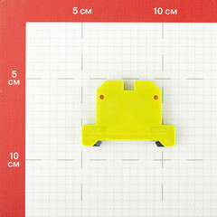 Колодка клеммная винтовая Navigator 4 кв.мм желто-зеленая (10 шт.) (612232) - фото 2