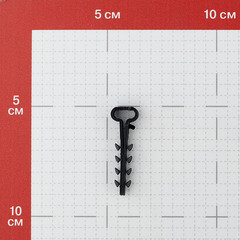 Дюбель-хомут для плоского кабеля Proconnect 5-10 мм черный (100 шт.) (07-4621) - фото 4