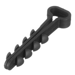 Изображение товара Дюбель-хомут для плоского кабеля Rexant 5-8 мм черный (100 шт.) (07-4609)