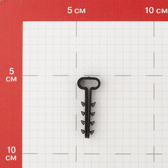 Дюбель-хомут для плоского кабеля Rexant 6-12 мм черный (100 шт.) (07-4614) - фото 2