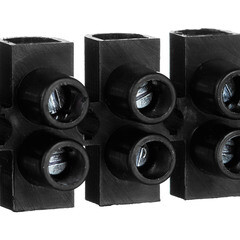 Клеммник 12х14 кв.мм полипропиленовый черный (07-5014-2-7) - фото 5