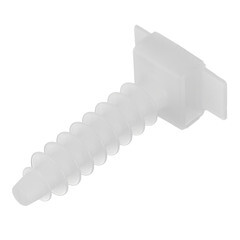 Изображение товара Дюбель для крепления стяжек EKF PROxima 6х35 мм полиамидный белый (100 шт.) (plc-fti-6w)