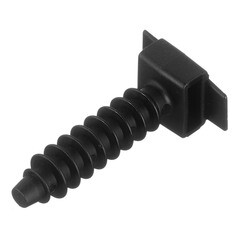 Дюбель для крепления стяжек EKF PROxima 6х35 мм полиамидный черный (100 шт.) (plc-fti-6b) - фото 1