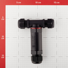 Коннектор кабельный Т-образный EKF PROxima FreeTools 2,5 кв. мм на 3 провода IP68 - фото 2