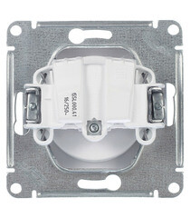 Розетка Systeme Electric Glossa встраиваемая белая (GSL000141) - фото 6