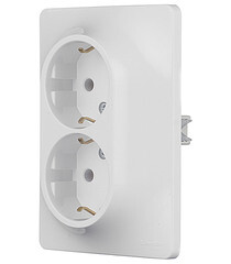 Розетка Systeme Electric Glossa встраиваемая белая (GSL000124) - фото 5