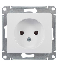 Розетка Systeme Electric Glossa встраиваемая белая (GSL000141)
