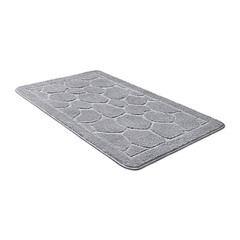 Коврик для ванной комнаты ZALEL серый 55x90 см