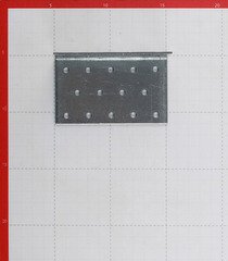 Уголок соединительный оцинкованный 60х60х100х2 мм - фото 2